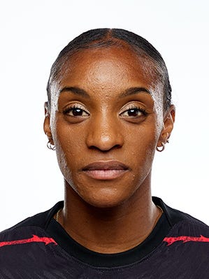 A headshot of Crystal Dunn.