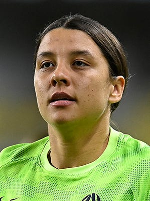 A headshot of Sam Kerr.