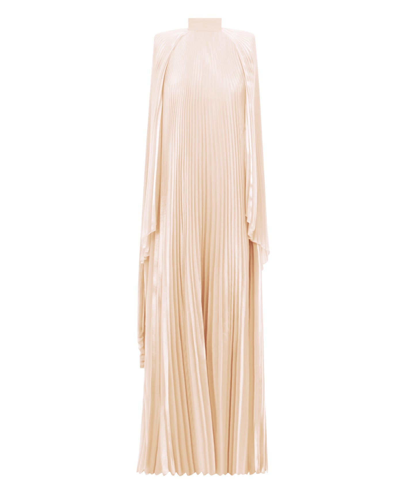 Cape-Like Sleeves Ivory Kaftan