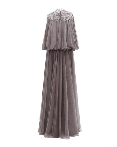 Loose-Cut Grey Kaftan