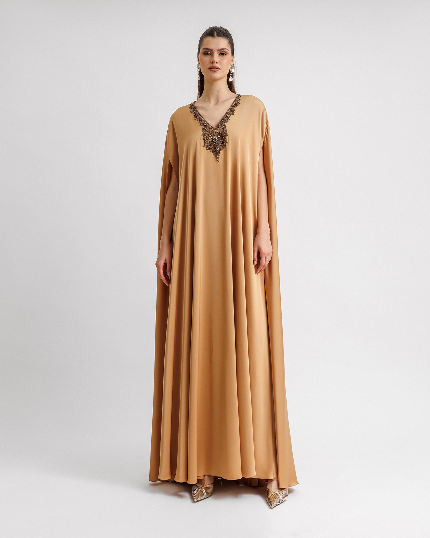 V-neckline Kaftan