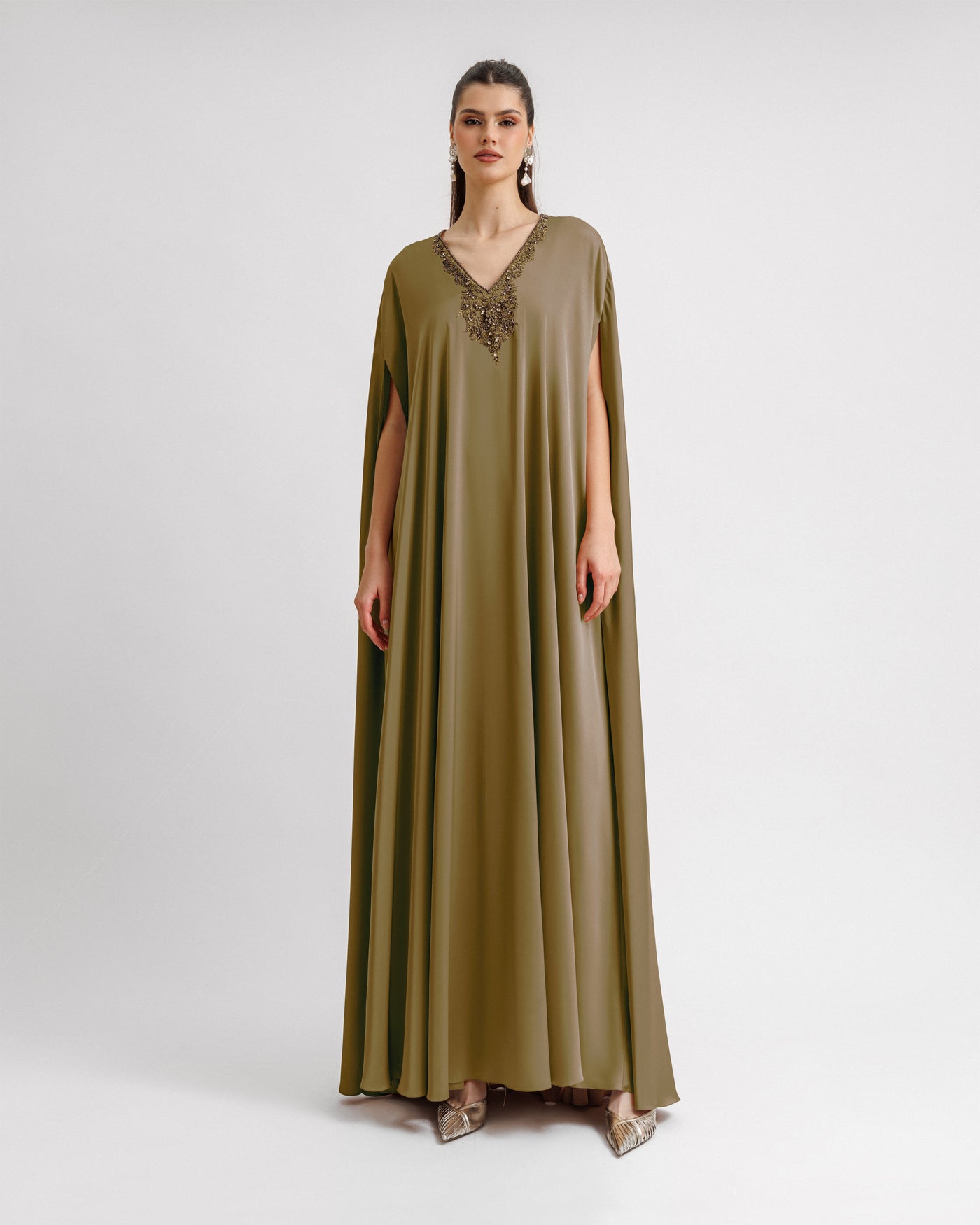 V-neckline Kaftan