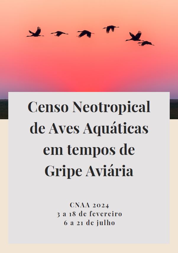 Folder Censo Neotropical de Aves Aquáticas - CNAA 2023