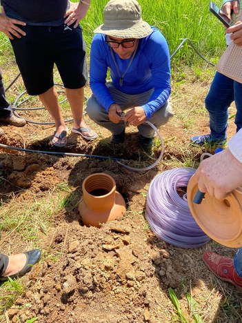 Intenção é captar água no período de seca - Foto: Katiane Caldas Lima