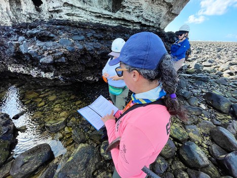 Mapa geológico em elaboração - foto Giselle Vasconcelos/ICMBio