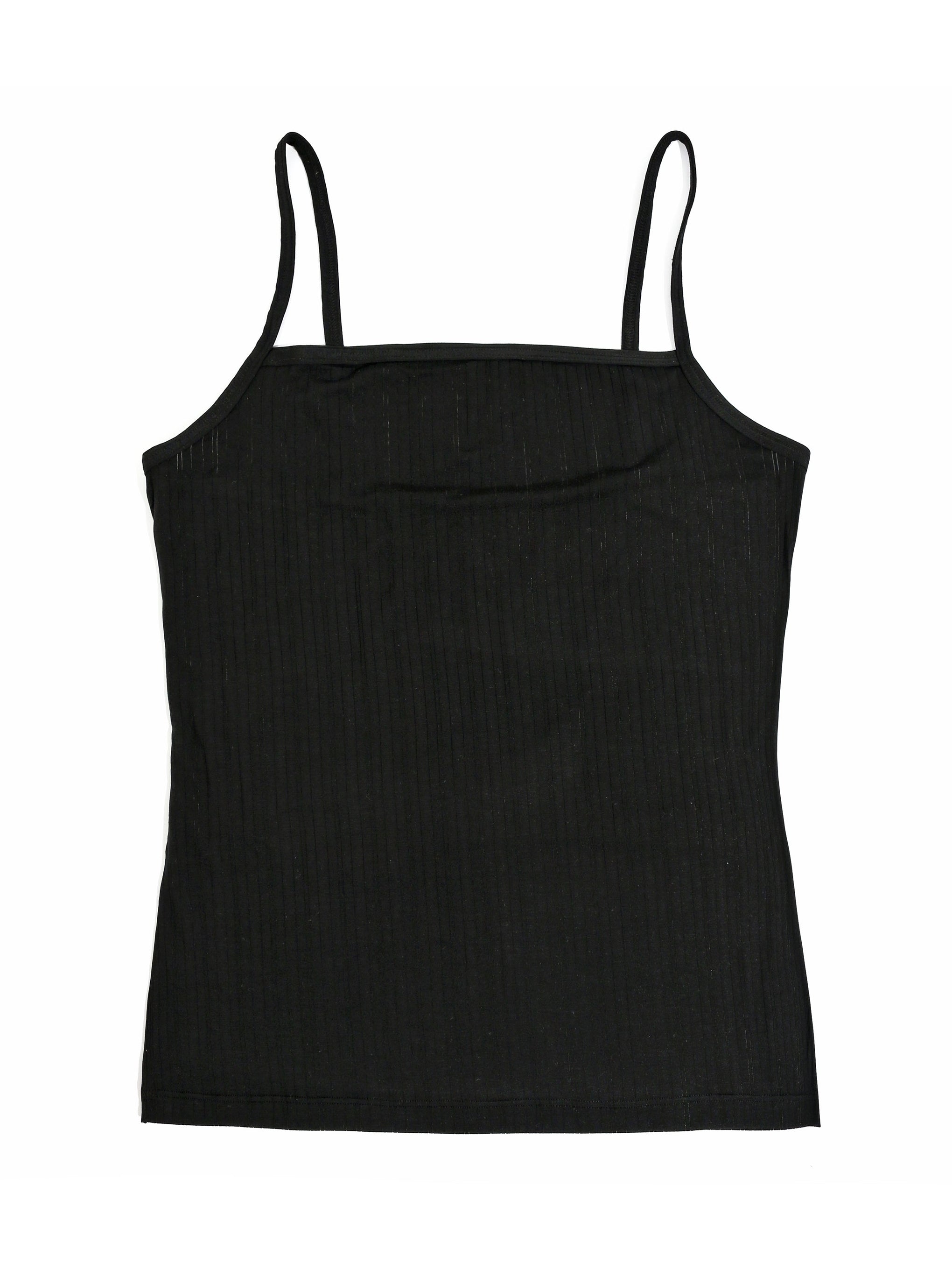 MellowLuxe™ Square Neck Cami Black