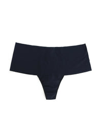 Plus Size Breathe Hi-Rise Thong Exclusive-BLACK-Hanky Panky