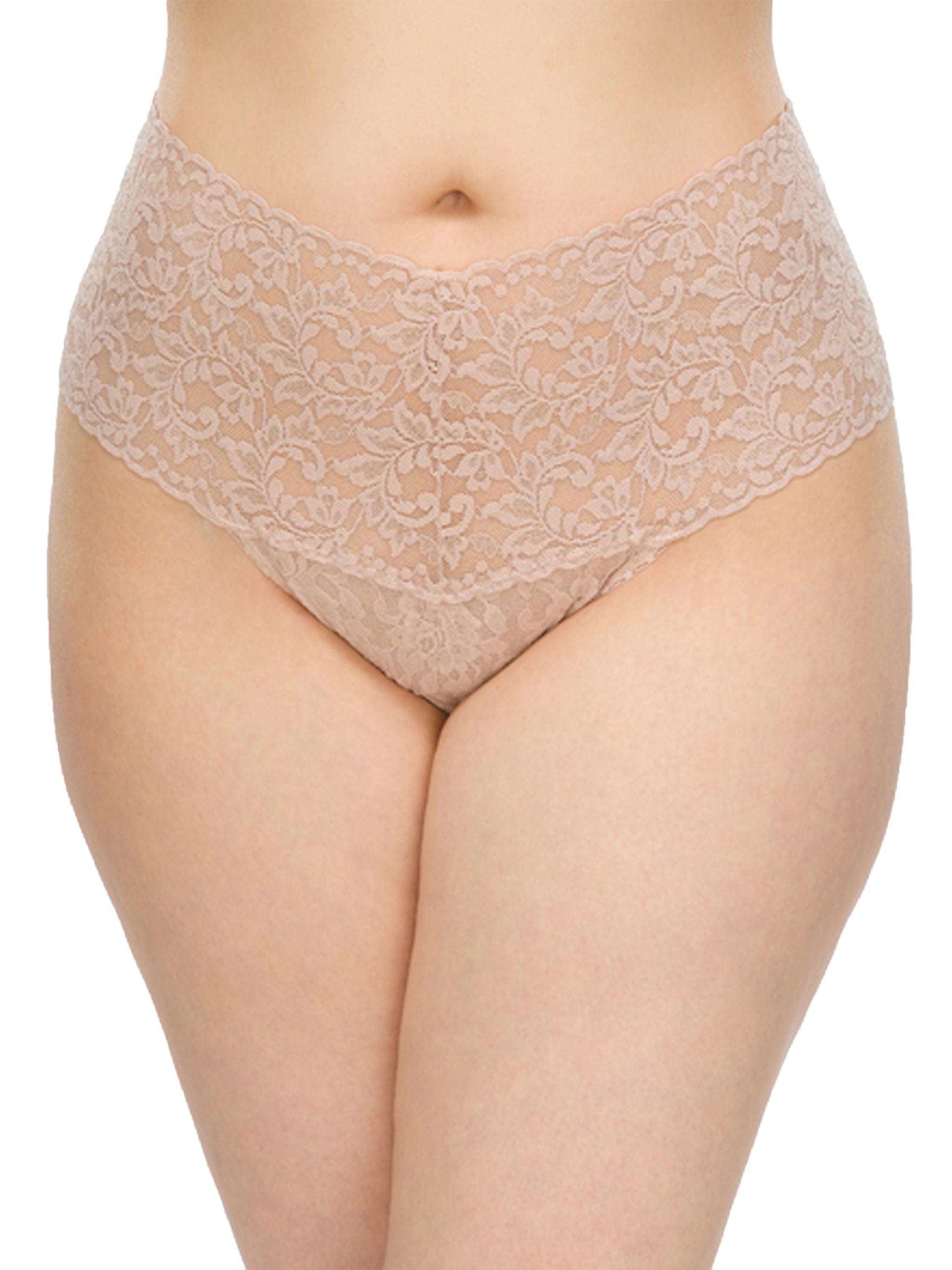 Plus Size Retro Lace Thong-Hanky Panky