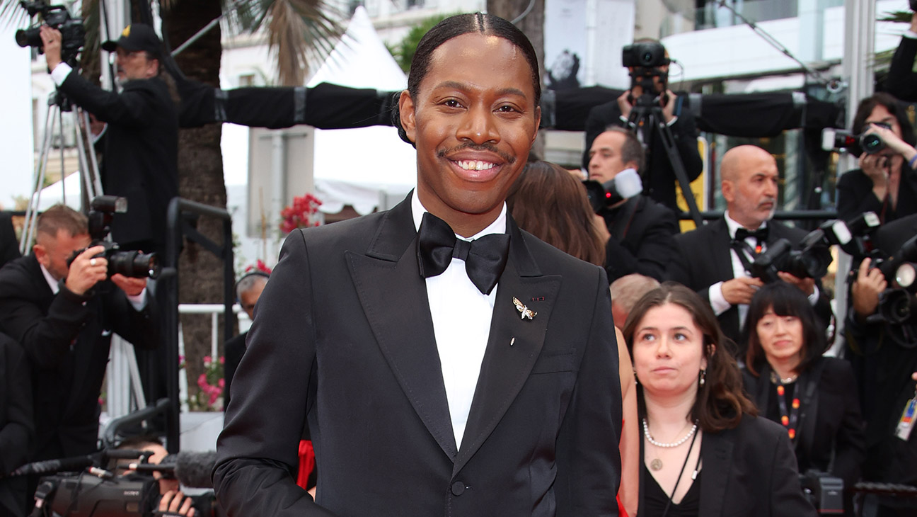 Jeremy O. Harris attends the "The Zone Of Interest" red carpet during the 76th annual Cannes film festival at Palais des Festivals on May 19, 2023 in Cannes, France.