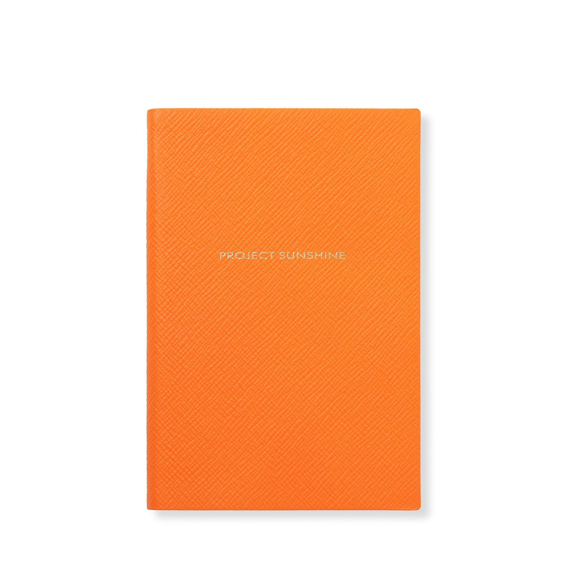 Smythson x Hunza G Chelsea Notebook - Orange