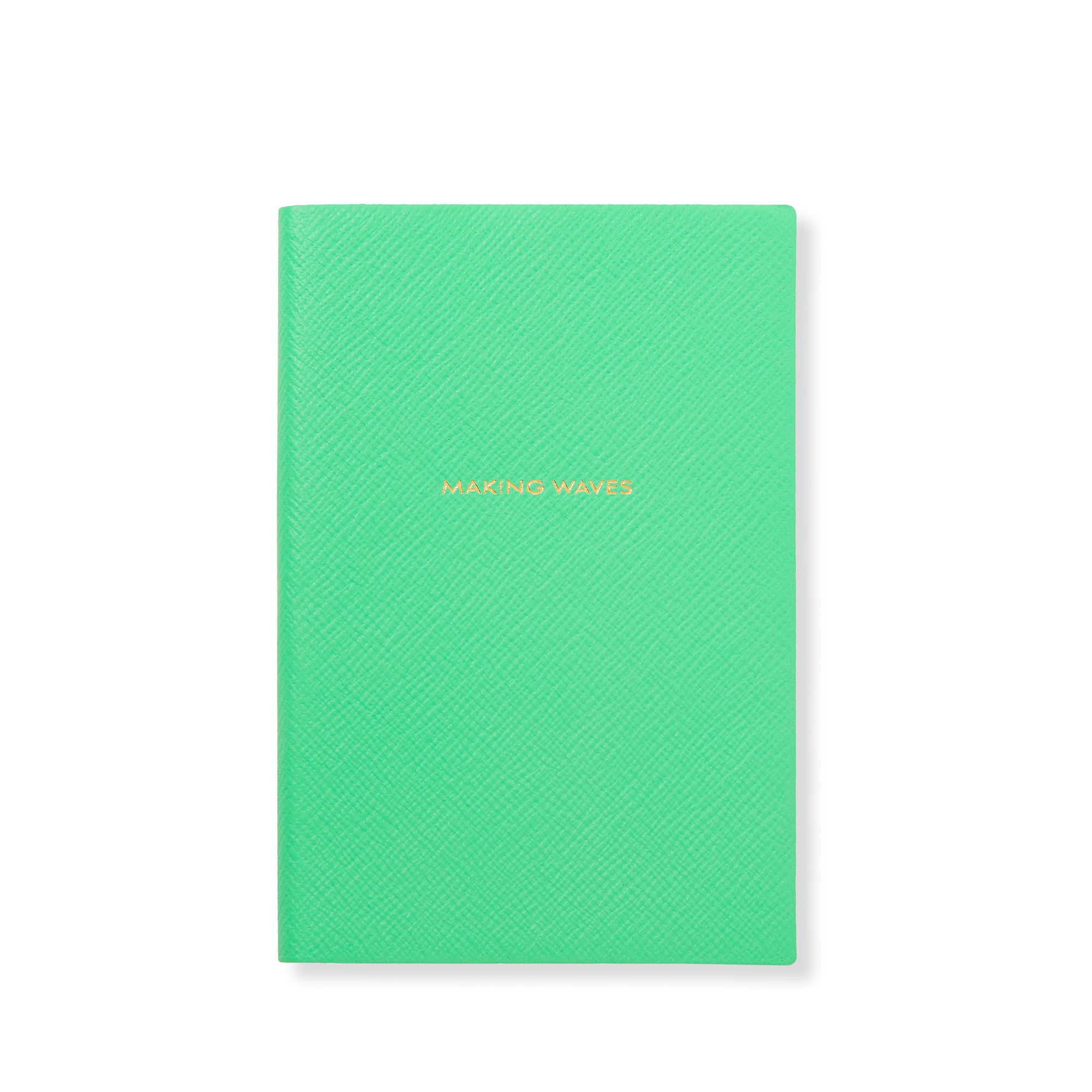 Smythson x Hunza G Chelsea Notebook - Lime