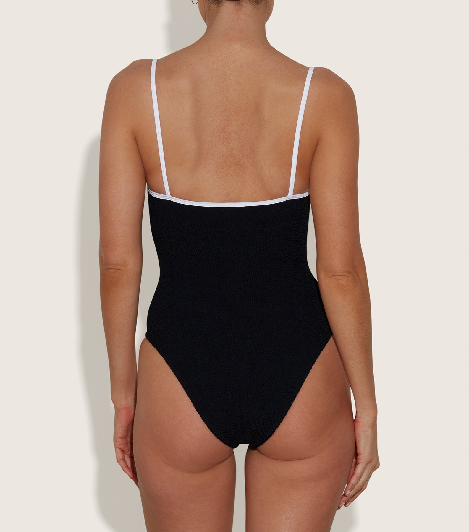 Pamela Swim Contrast - Black/White