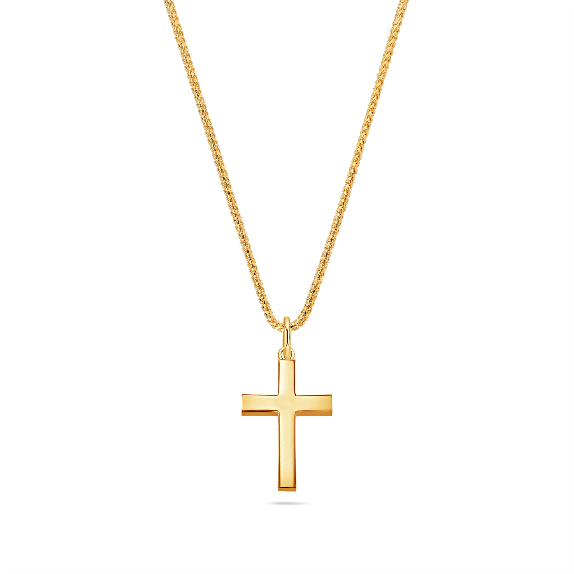 Micro Tori Cross (14K YELLOW GOLD) - IF & Co. Custom Jewelers