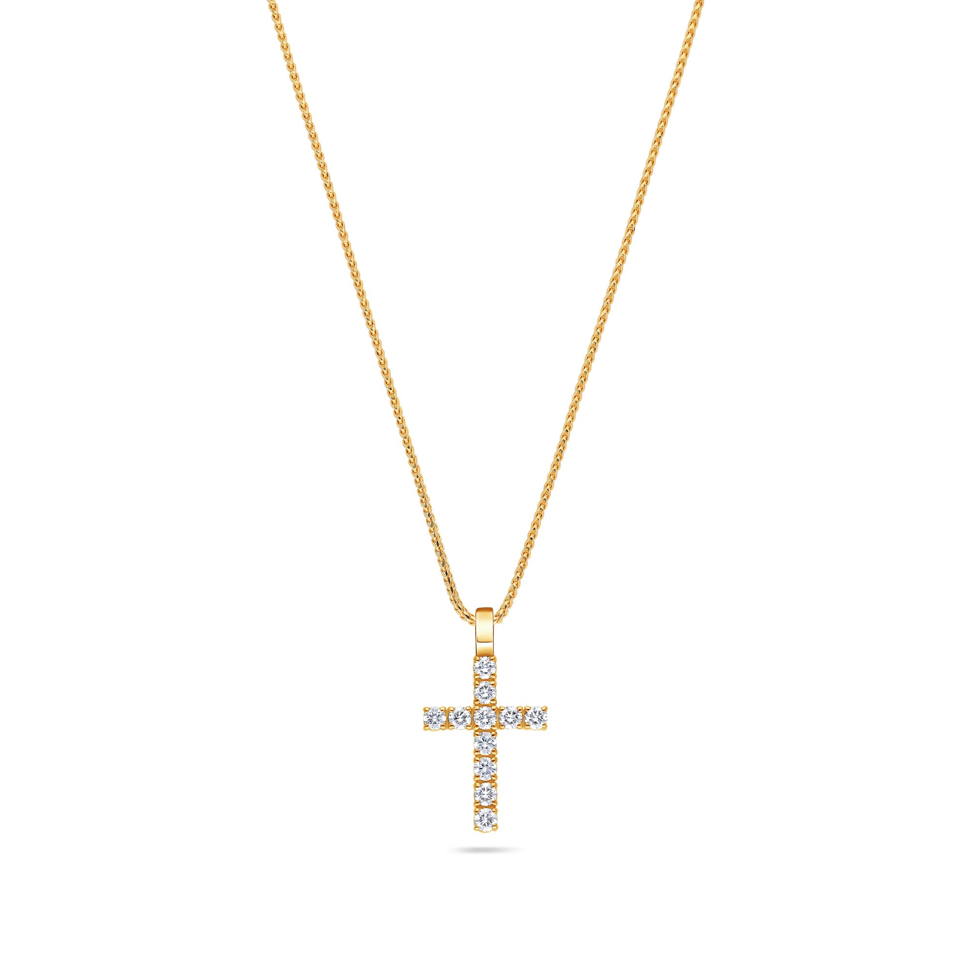 Nano Harvey Cross (14K YELLOW GOLD) - IF & Co. Custom Jewelers