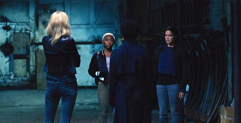 WIDOWS, from left: Elizabeth Debicki, Cynthia Erivo, Viola Davis, Michelle Rodriguez, 2018. TM & copyright © Twentieth Century Fox Film Corp. All rights reserved. /Courtesy Everett Collection