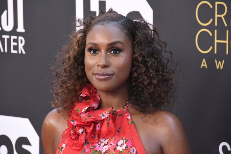 Issa Rae arrives at the 27th Annual Critics Choice Awards held at The Fairmont Century Plaza in Los Angeles, CA on Sunday, ​March 13, 2022. (Photo By Sthanlee B. Mirador/Sipa USA)(Sipa via AP Images)