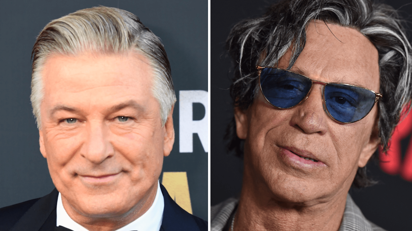 Alec Baldwin and Mickey Rourke