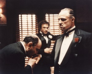 THE GODFATHER, Salvatore Corsitto, James Caan, Marlon Brando, 1972.