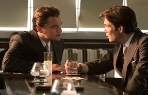 INCEPTION, from left: Leonardo DiCaprio, Cillian Murphy, 2010. ph: Stephen Vaughan/©Warner Bros./Courtesy Everett Collection