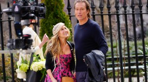 Sarah Jessica Parker and John Corbett on location for 'And Just Like That'