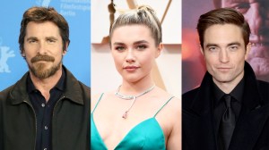 Christian Bale, Florence Pugh, Robert Pattinson