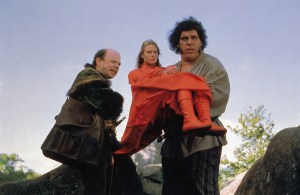 THE PRINCESS BRIDE, from left: Wallace Shawn, Robin Wright, Andre the Giant, 1987, TM & Copyright © 20th Century Fox Film Corp./courtesy Everett Collection