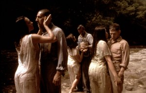 O BROTHER, WHERE ART THOU, Musetta Vander, John Turturro, Christy Taylor, George Clooney, Mia Tate, Tim Blake Nelson, 2000
© Buena Vista Pictures/courtesy Everett Collection