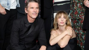 TORONTO, ONTARIO - SEPTEMBER 11: (L-R) Ethan Hawke and Maya Hawke attend the 'Wildcat' premiere during the 2023 Toronto International Film Festival at Royal Alexandra Theatre on September 11, 2023 in Toronto, Ontario. (Photo by Jeremy Chan/Getty Images)