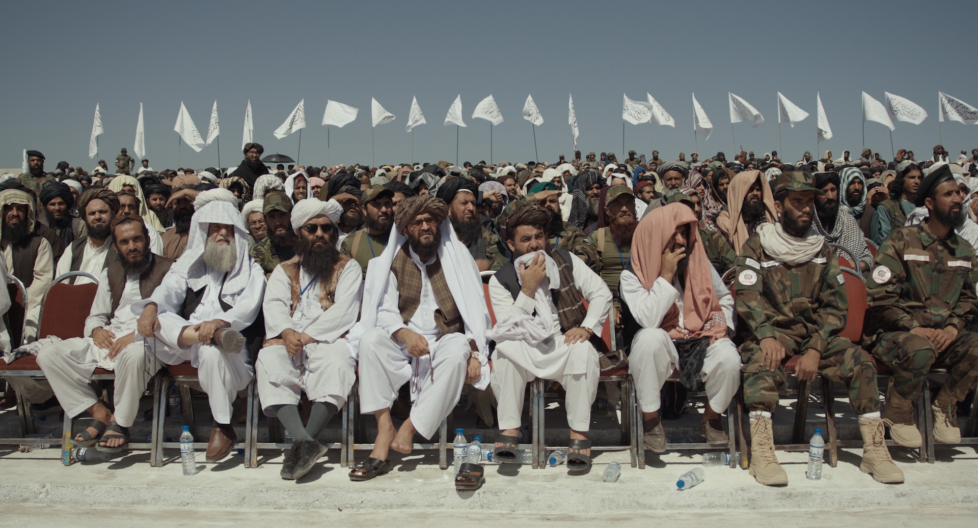 The Taliban gathered on July 31, 2022 at the one-year anniversary parade of their return to power.