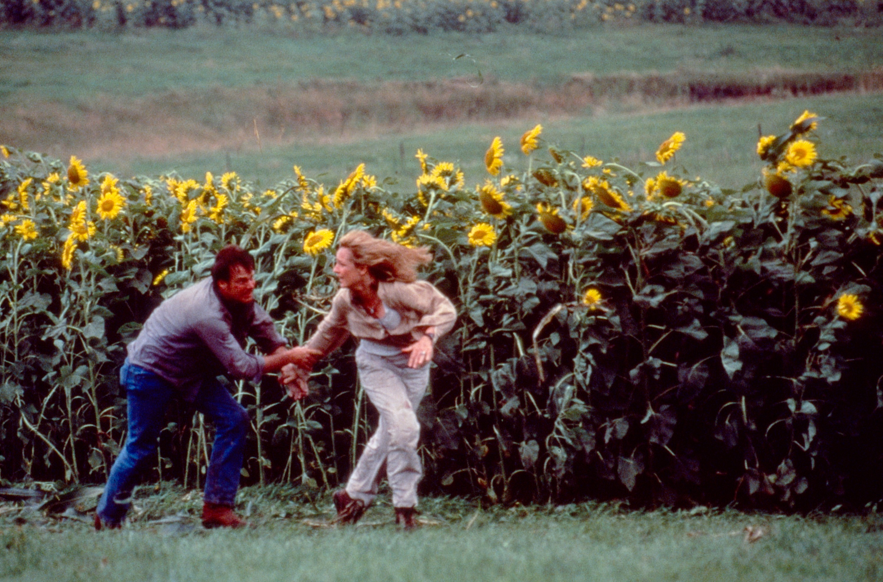 Helen Hunt and Bill Paxton in 'Twister'