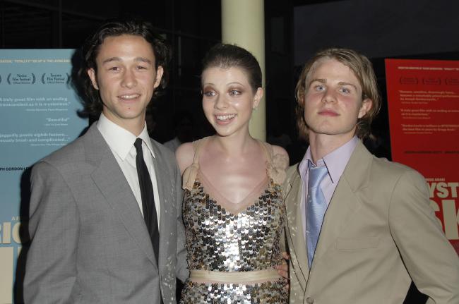 Joseph Gordon-Levitt, Michelle Trachtenberg, Brady Corbet at arrivals for MYSTERIOUS SKIN Premiere, The Arclight Cinema, Los Angeles, CA, May 24, 2005. Photo by: Michael Germana/Everett Collection