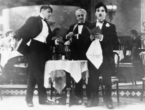 CITY LIGHTS, from left, front, Harry Myers, Charlie Chaplin, 1931