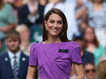 Catherine Princess of Wales during day fourteen of The Championships Wimbledon 2024