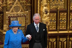 Queen Elizabeth II and Prince Charles, Prince of Wales attend the State Opening Of Parliament in the House of Lords at the Palace of Westminster on June 21, 2017