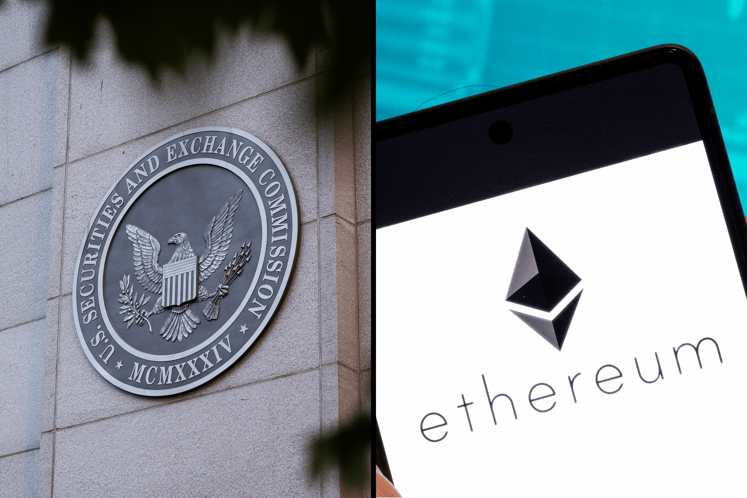 images of SEC and ethereum