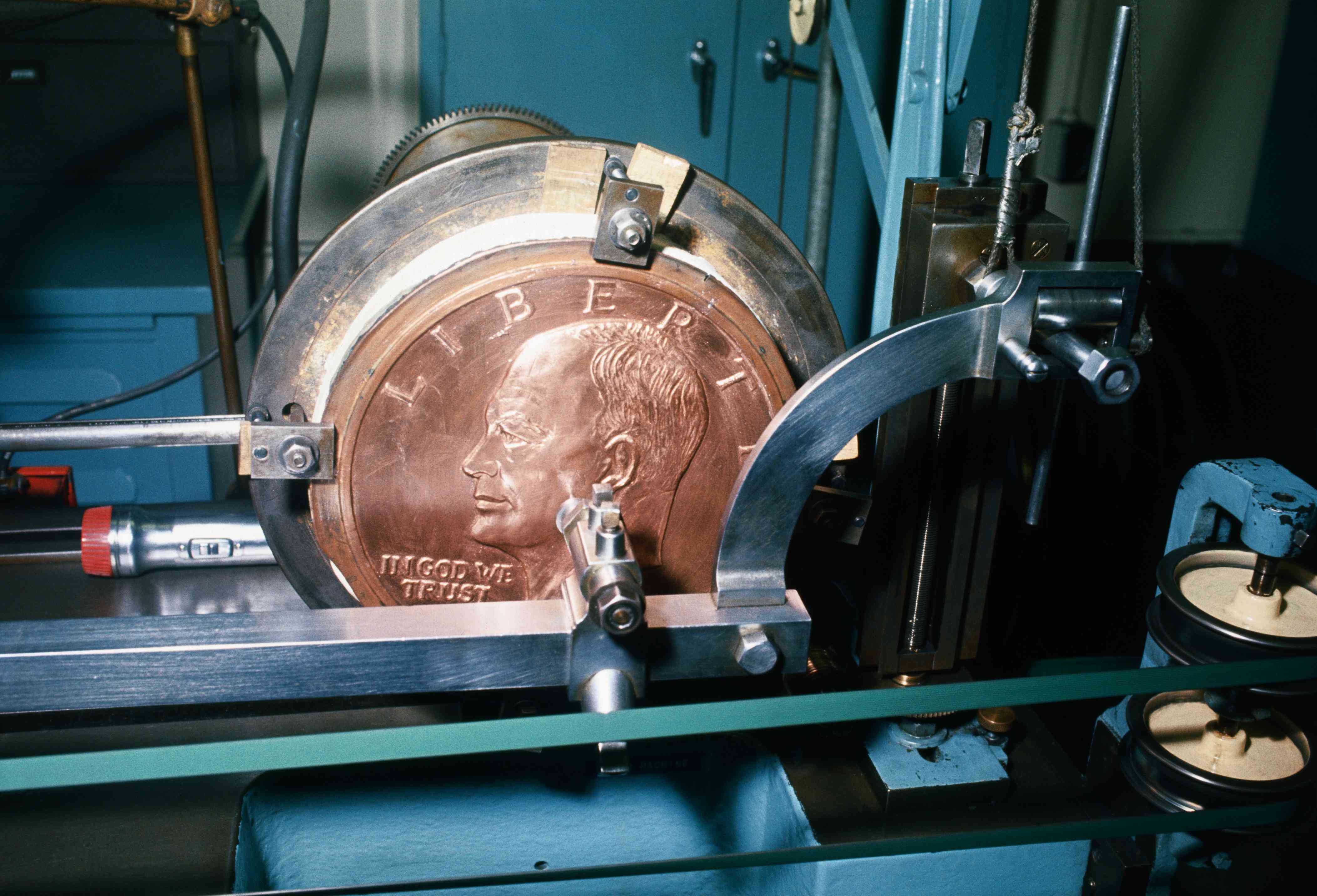 Minting of Eisenhower Dollar Coin