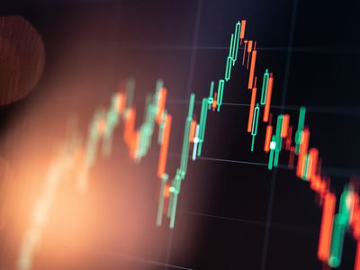 A close-up image of a candle chart depicting a fractal pattern