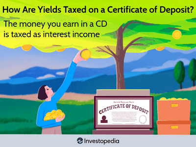 How Are Yields Taxed on a Certificate of Deposit