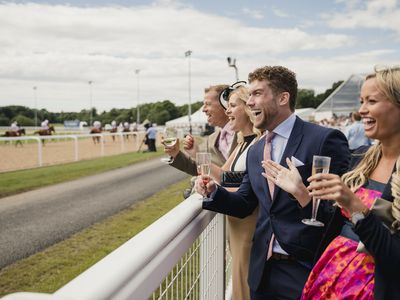 Spectators at the races