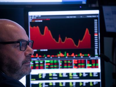 A trader works on the floor of the New York Stock Exchange (NYSE).