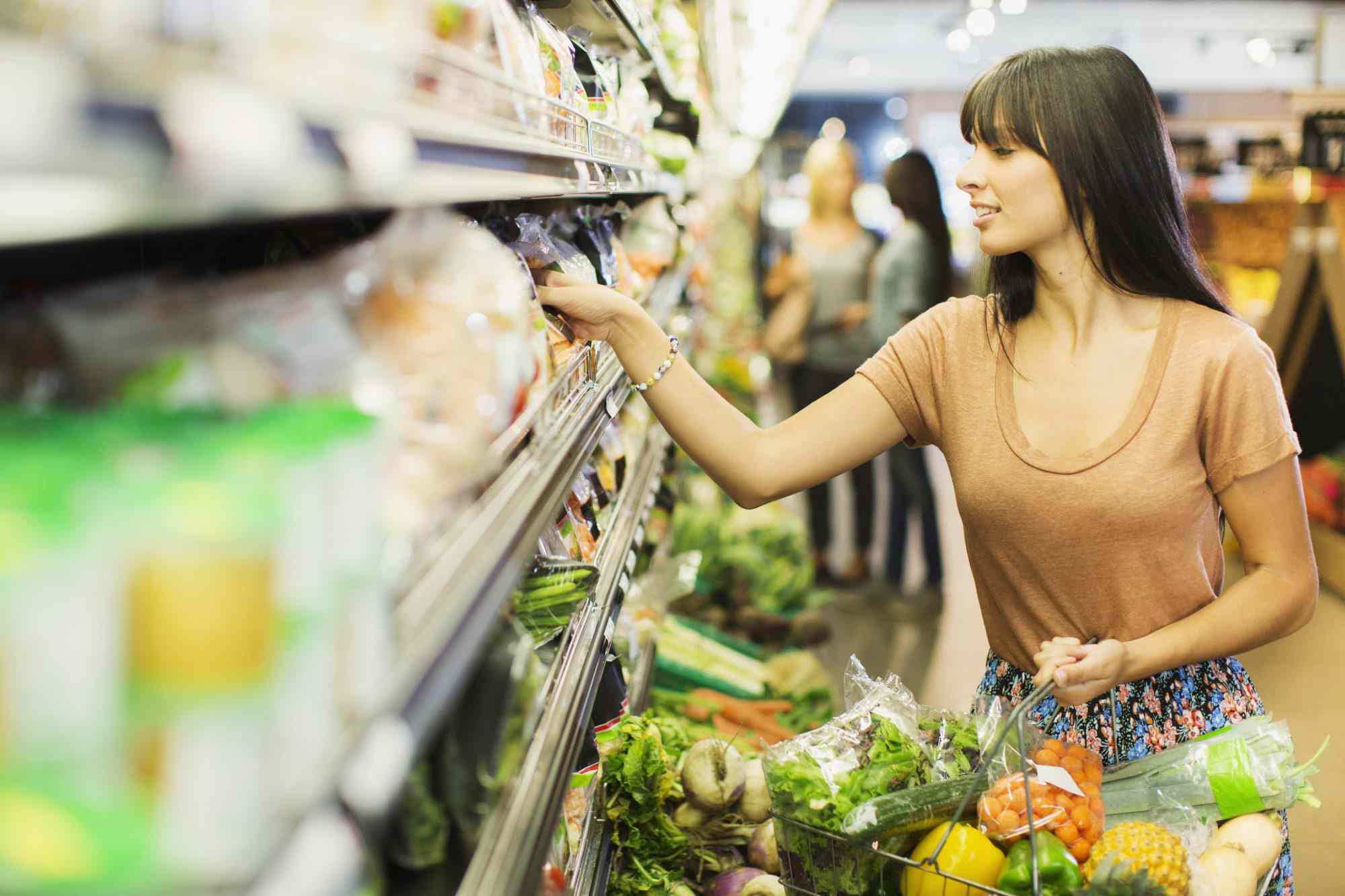 Woman Shopping for Groceries