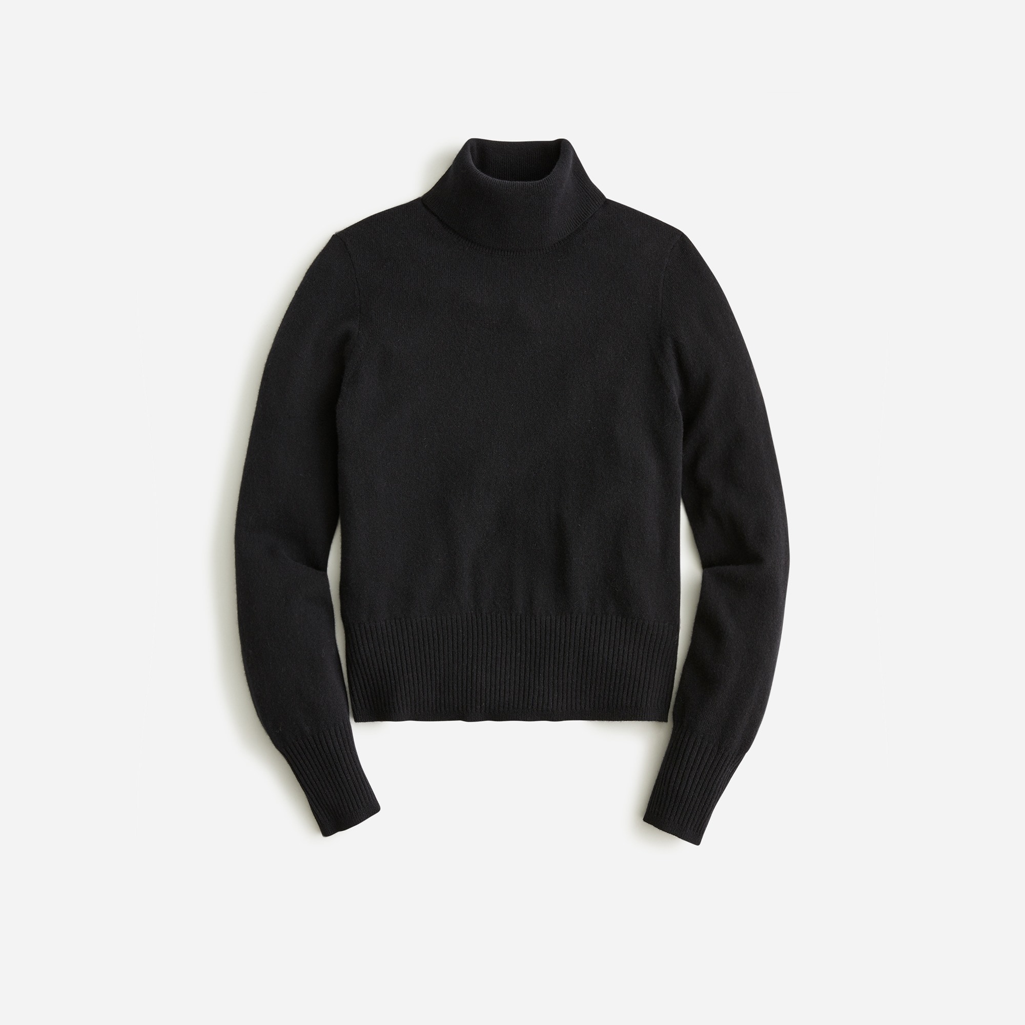  Cashmere shrunken turtleneck sweater