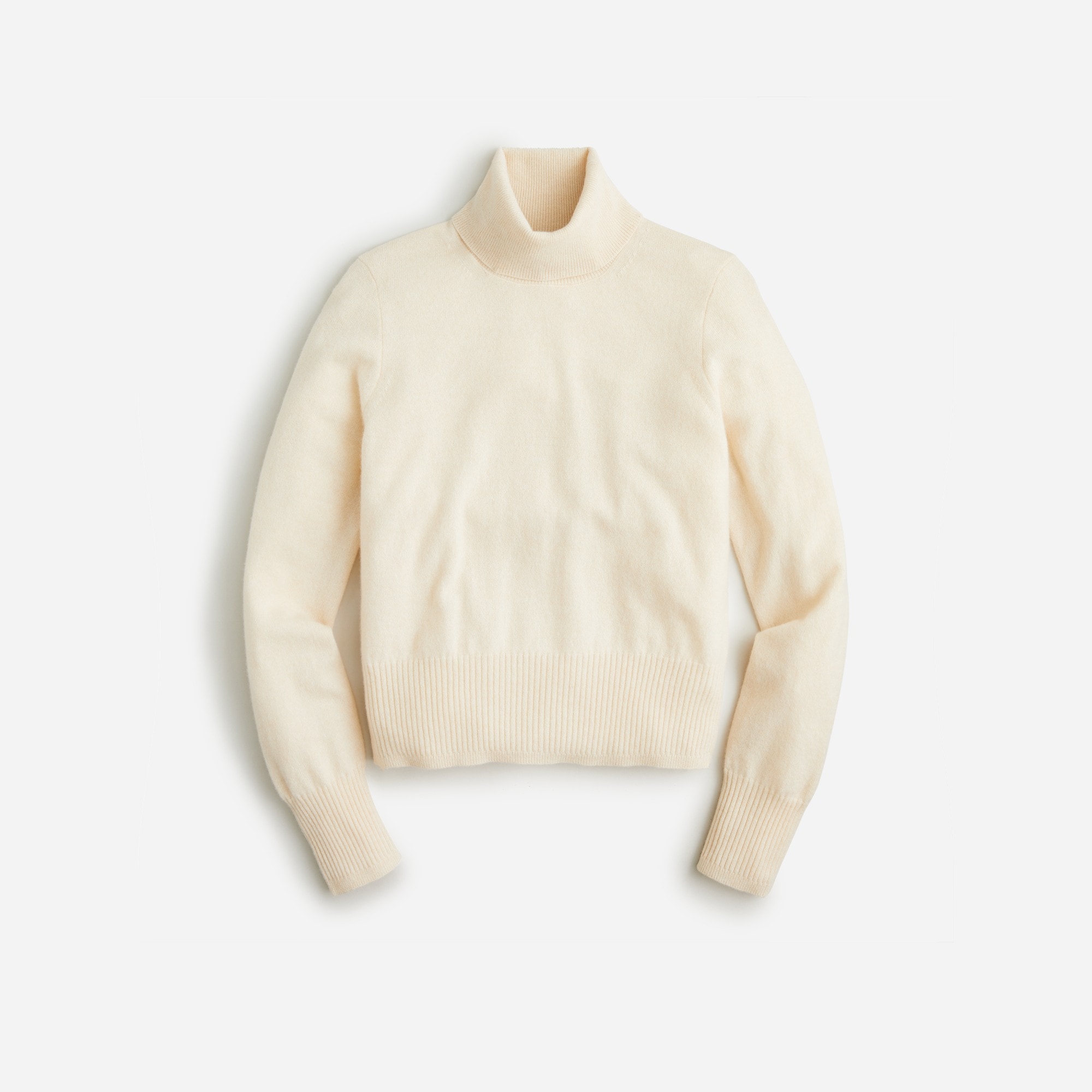  Cashmere shrunken turtleneck sweater