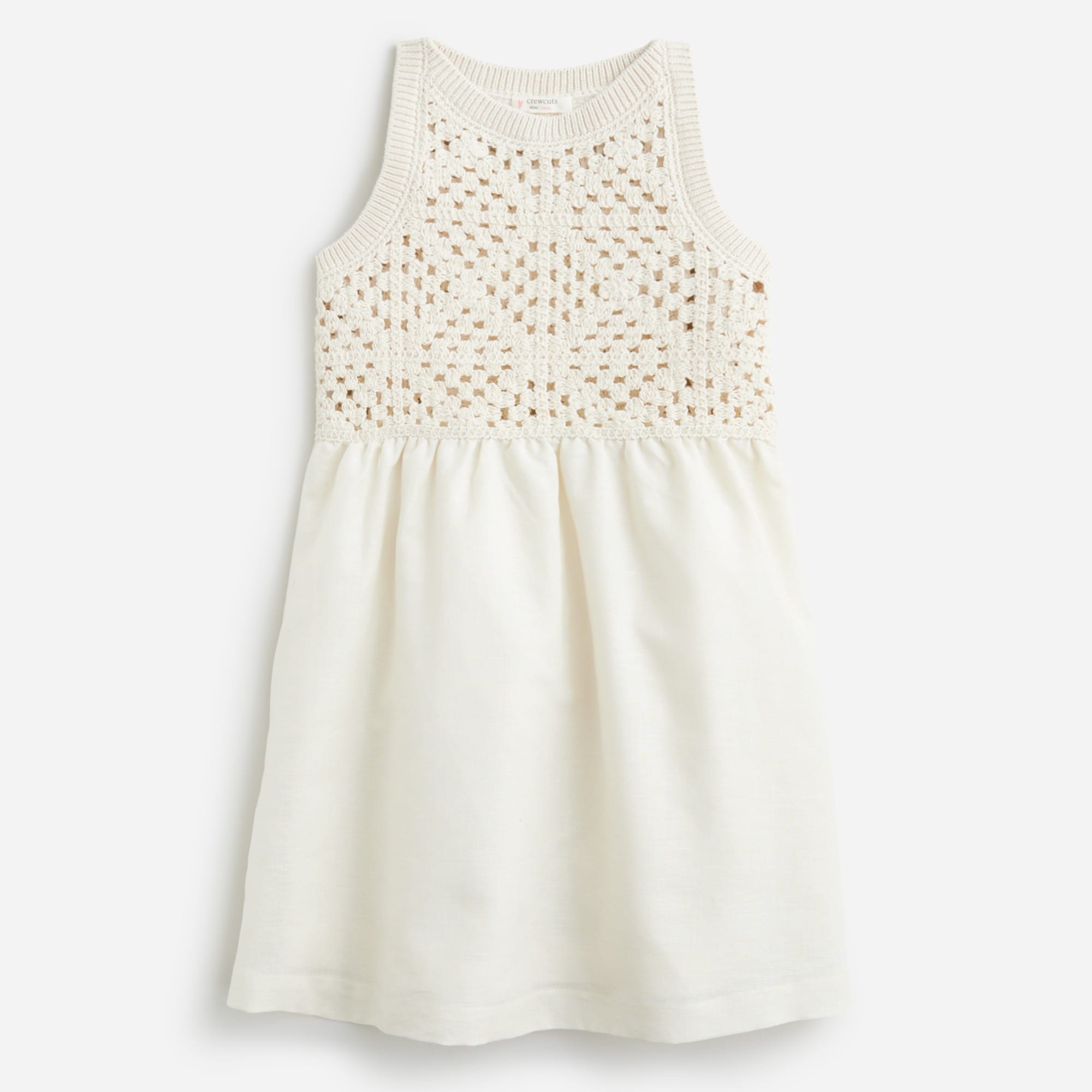 girls Girls' crochet combo dress