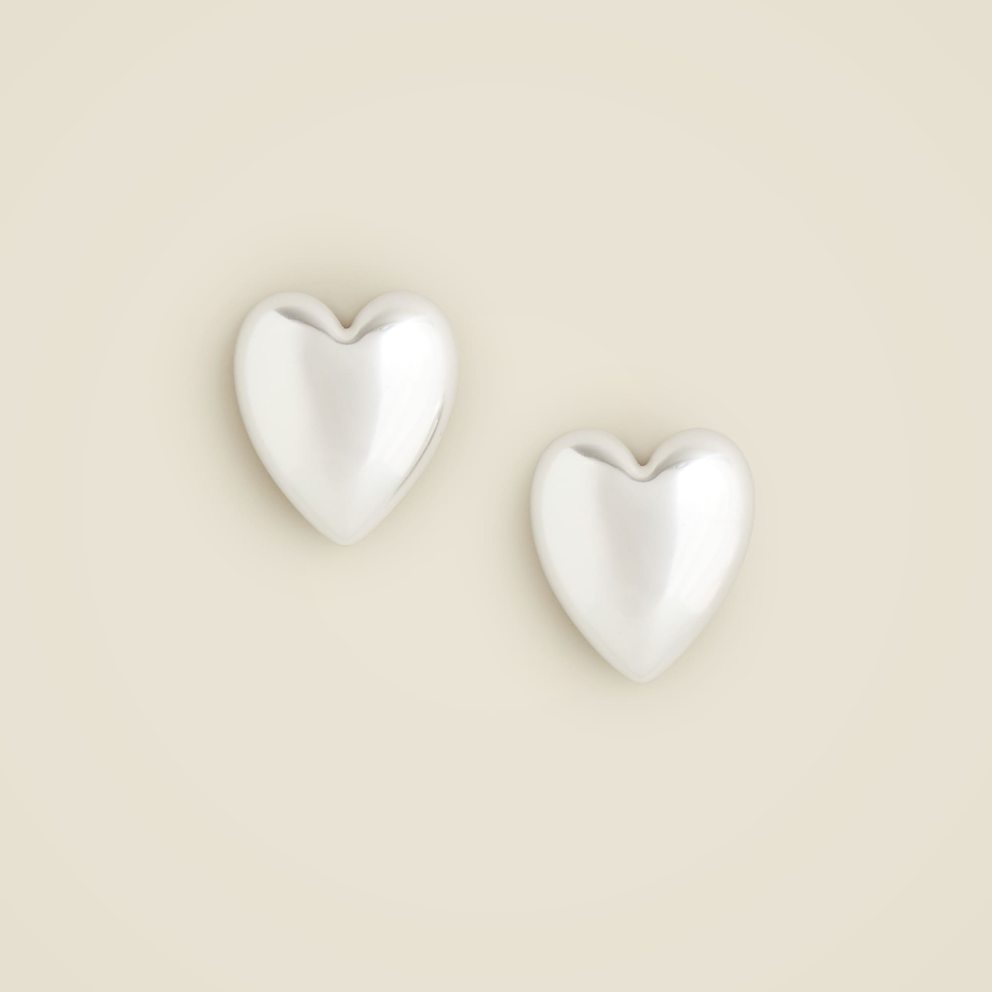 womens Oversized heart earrings