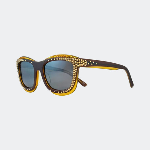 GL1244 RECTANGULAR CRYSTAL SUNGLASSES - Jimmy Crystal New York