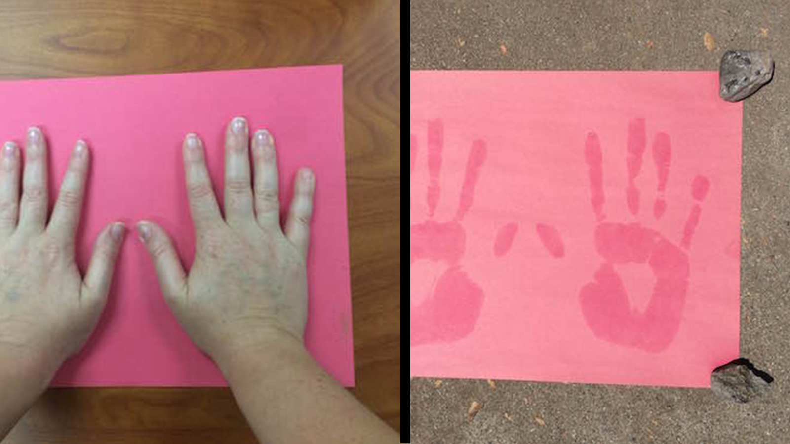 Make Handprint Art Using Ultraviolet Light!