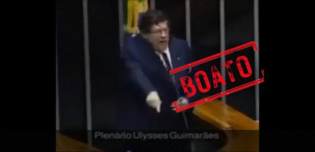  Em vídeo antigo, deputado federal engana ao afirmar que urnas estão programadas para definir candidatura vencedora