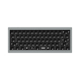 Keychron Q4 Pro QMK/VIA wireless custom mechanical keyboard 60 percent layout full aluminum grey frame for Mac WIndows Linux with RGB backlight and hot-swappable barebone