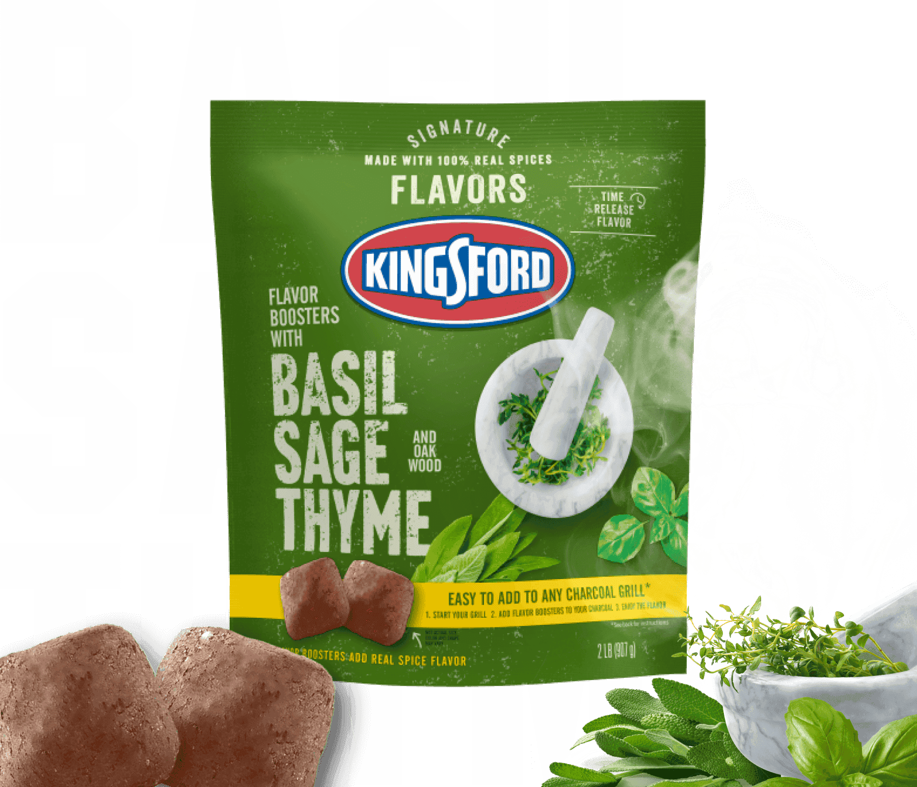 Kingsford® Signature Flavors Flavor Boosters — Basil Sage Thyme